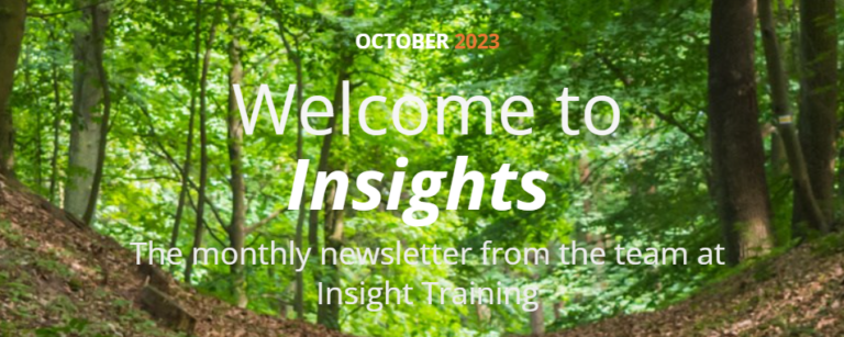 October 2023 Insights newsletter - Insight Training