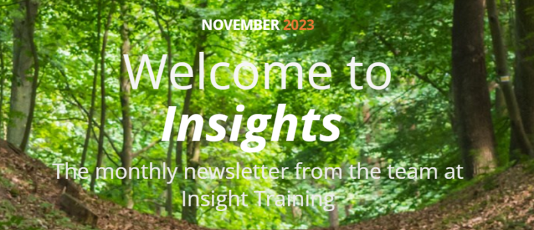 November 2023 Insights Newsletter - Insight Training
